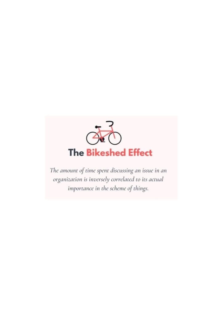 The Bike Shed Effect