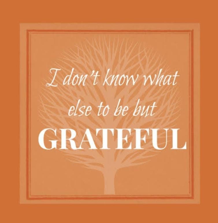 Let's Be Grateful!