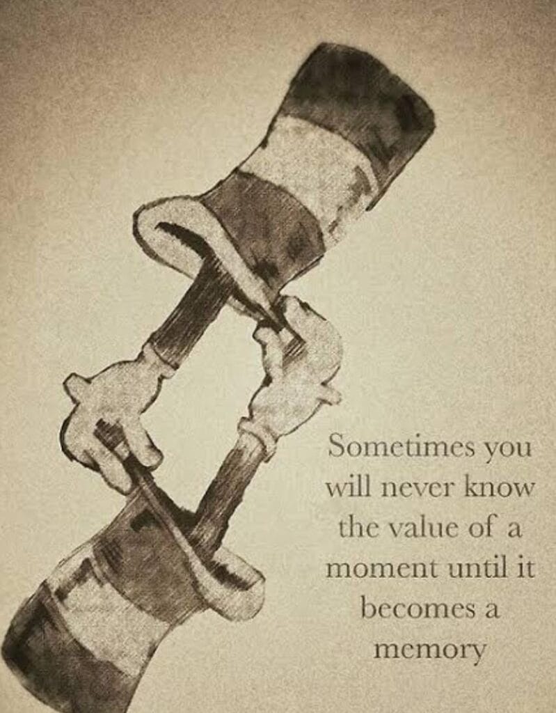 You never know when....