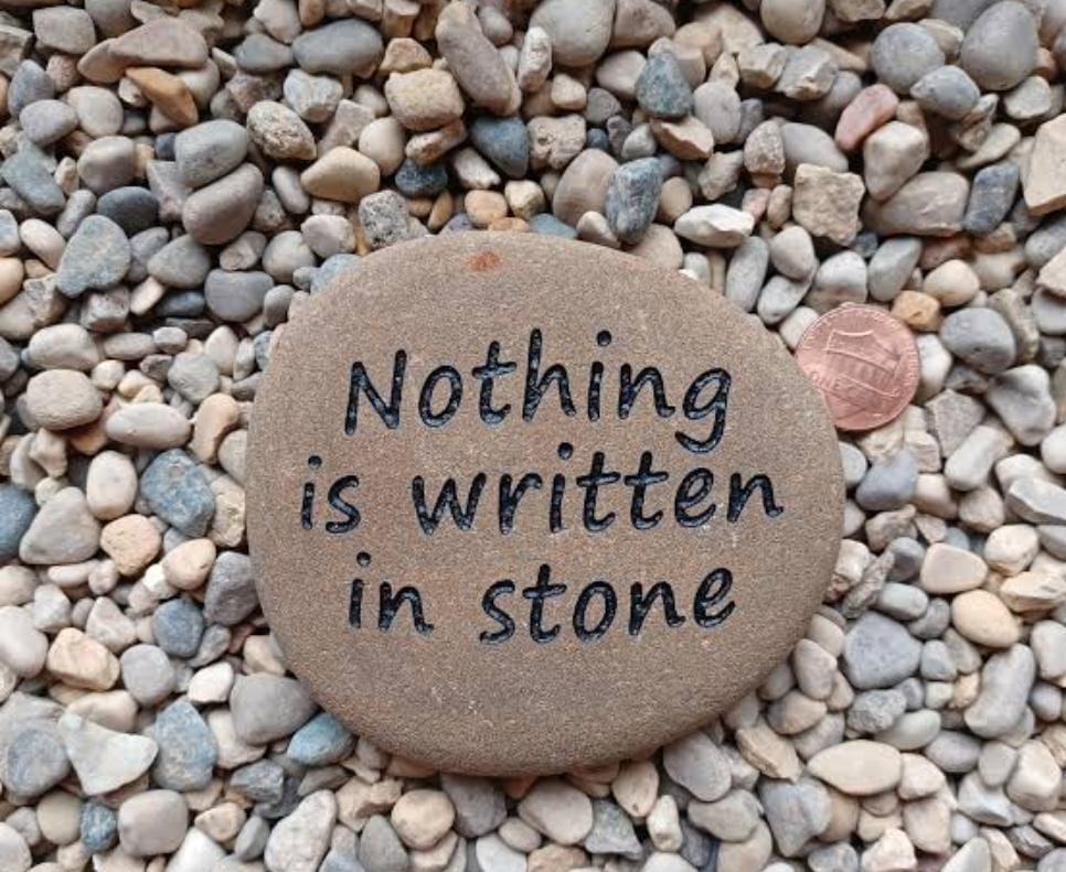 'Nothing is written'