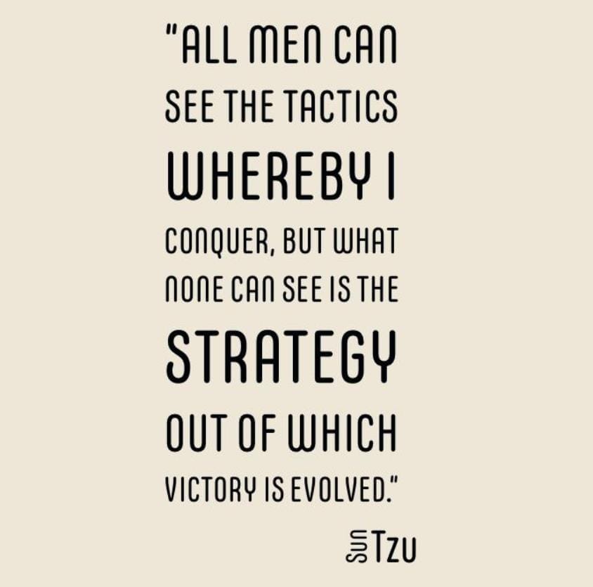 Strategy Vs Tactic