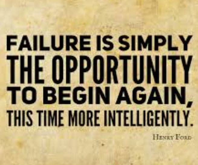 Learn from failure