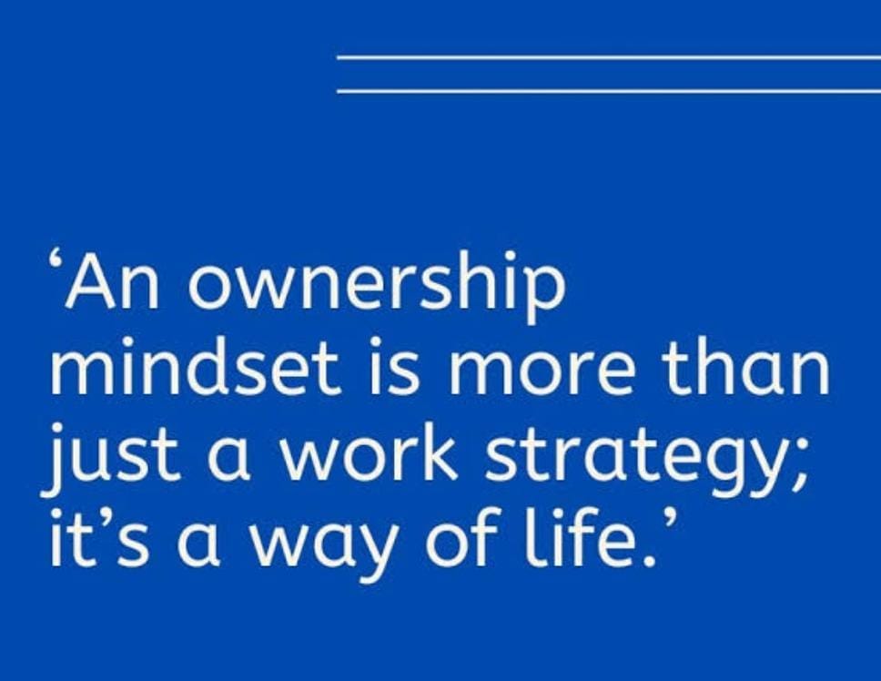 Owner’s Mindset