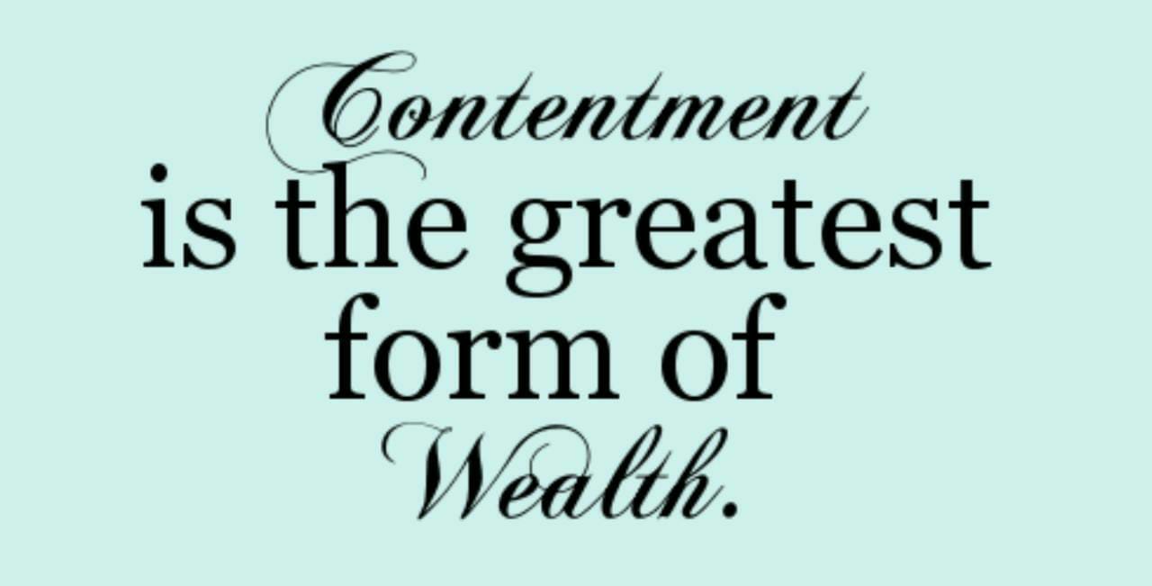 Contentment