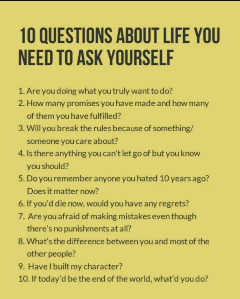Ask Yourself
