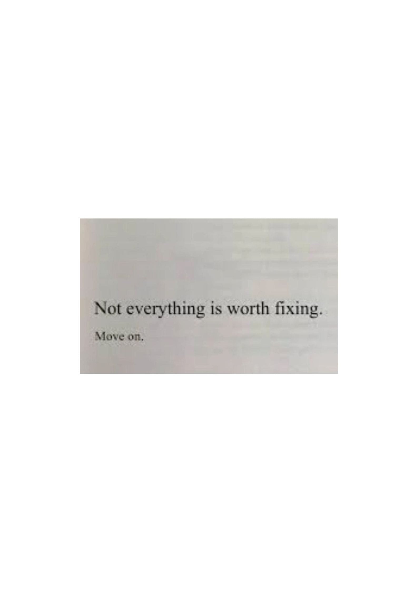 Prove wrong or move on