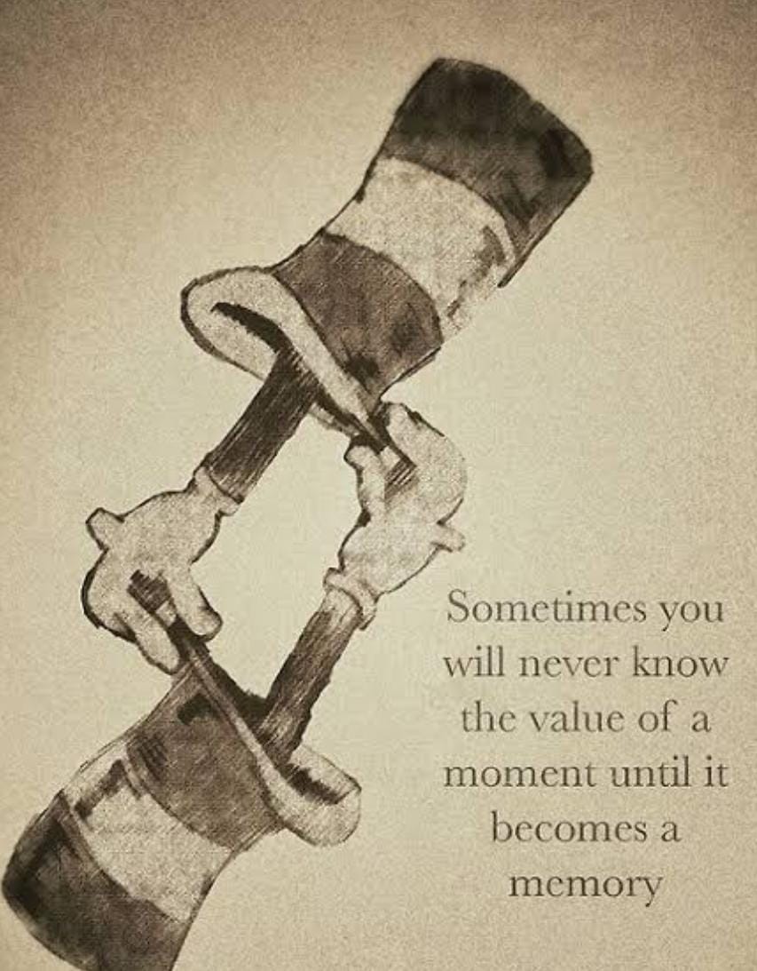 You never know when....