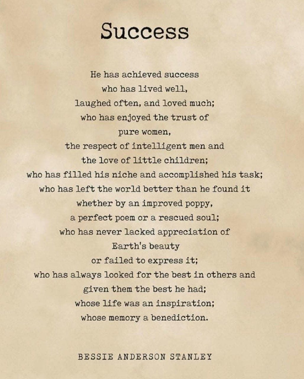 'What is Success?'