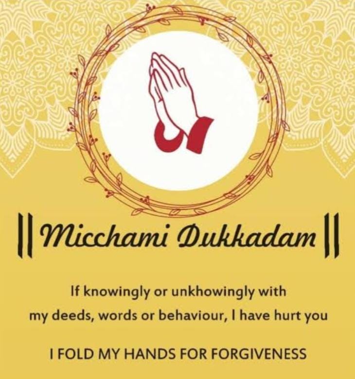 Micchami Dukkadam forgiveness